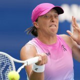 Iga Swiatek n'a pas été à la fête pour son entame à Flushing Meadows. KEYSTONE/AP/Kirsty Wigglesworth